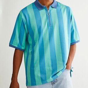 NWOT Urban Outfitters UO Baggy Zip Polo Shirt - Size XL
